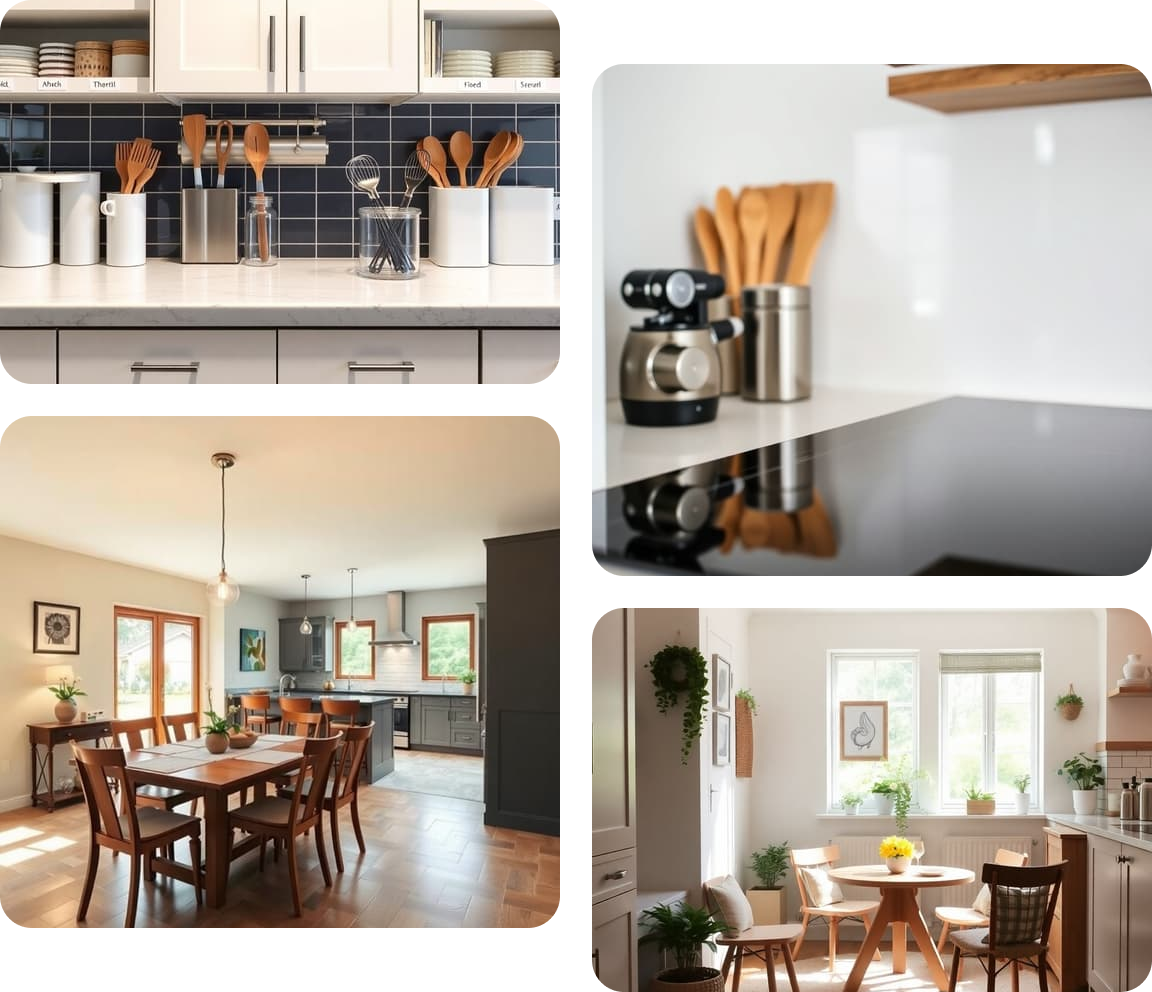 images of adapted kitchen